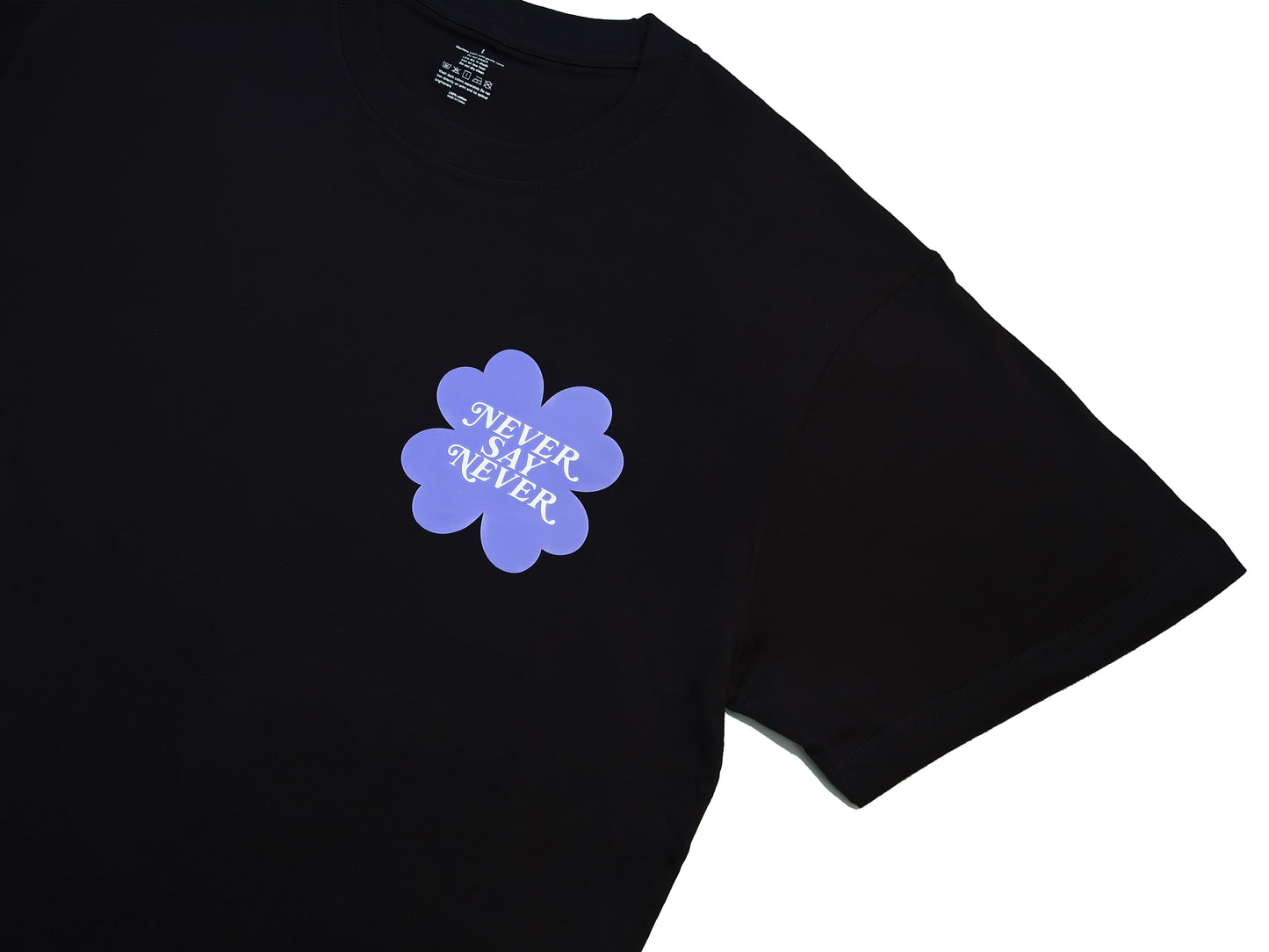 NEVER SAY NEVER T SHIRT